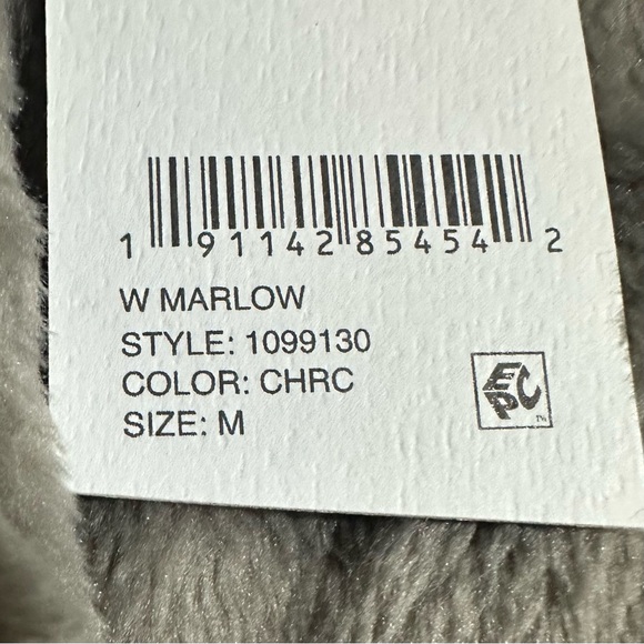 UGG Marlow Double Face Fleece Robe in Charcoal Gray Size Medium NWT - Picture 9 of 9